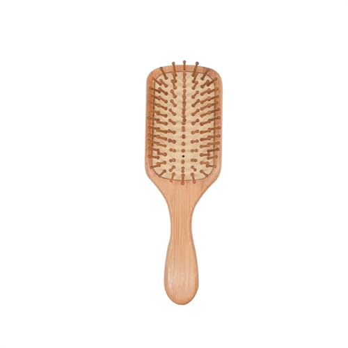 1PC Holz Kamm Professionelle Gesunde Paddle Kissen Haarausfall Massage Pinsel Haarbürste Kamm Kopfhaut Haarpflege Gesunde bambus kamm (Size : A)