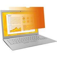 3M Blickschutzfilter Gold for 13.3 Laptops 16:9 with COMPLY - Blickschutzfilter für Notebook - 33,8 cm Breitbild (13,3 Zoll Breitbild) - Gold (geöffnet)