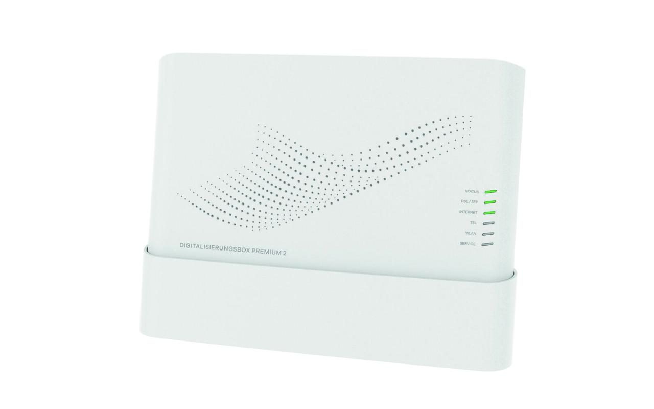 Telekom Digitalisierungsbox Premium 2 4-Gigabit-Ports Dual-Band WiFi 6 weiß (...