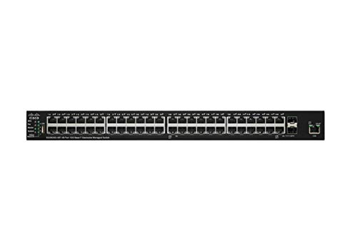 Cisco SG350 x g-48t verwaltet L3 10 g Ethernet (100/1000/10000) 1U schwarz