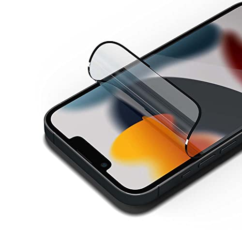 RhinoShield 3D Impact Screen Protector kompatibel mit [iPhone 13/13 Pro] | 3X besserer Aufprallschutz - 3D Gebogene Ecken für volle Abdeckung - Langlebig und Kratzresistent - Schwarz