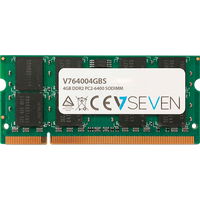 V7 V764004GBS Notebook DDR2 SO-DIMM Arbeitsspeicher 4GB (800MHZ, CL6, PC2-6400, 200pin, 1.8 Volt)