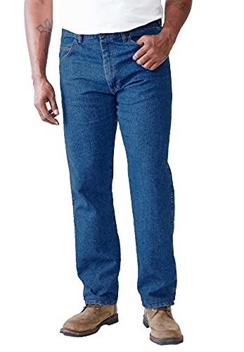 Wrangler Herren Big & Tall Rugged Wear Mechanische Stretch Relaxed Fit Jeans - Blau - 48W / 36L