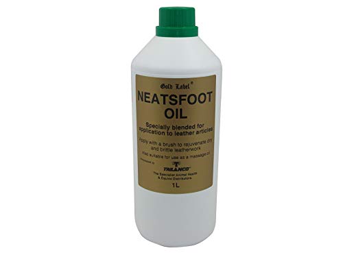 Gold Label 5035236001489 Neatsfoot Öl, Erweicht Neu Leder, Leckerlies Alt Leder, 1 Liter