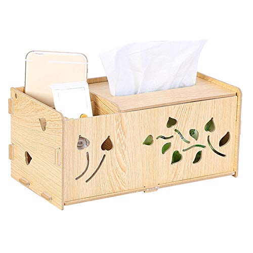 ZXGQF Tissue Box Massivholz Papierhandtuchhalter Box Home Wohnzimmer Serviettenbox Auto Hotel Tissue Box Halter
