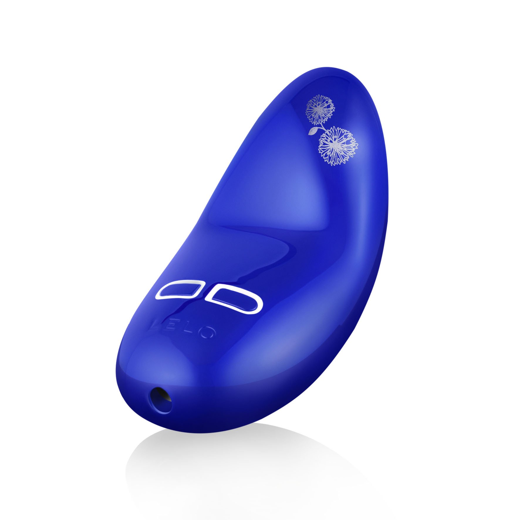 LELO NEA 2 Klitoris VIbrator Midnight Blue - elegantes Klitoris Toy mit doppelter Kraft - leise, externe Massage für Frauen