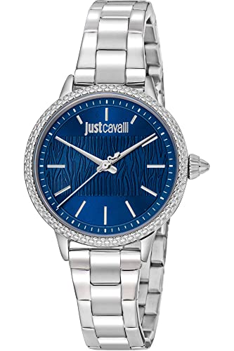 Just Cavalli Damen Analog Quarz Uhr mit Edelstahl Armband JC1L259M0045