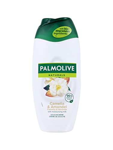 6er Pack - Palmolive Duschgel - Camellia Oil & Mandel - reich an Vitamin E - 250 ml