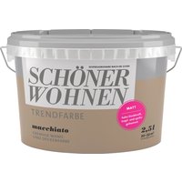 SCHÖNER WOHNEN FARBE Wand- und Deckenfarbe »Trendfarbe Macchiato, matt«, 2,5 l