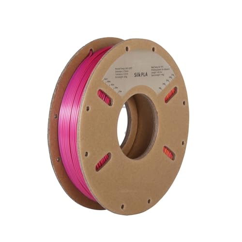 WDZHI 250G Seide dreifarbiges PLA-Filament 1,75 mm ± 0,03 for FDM 3D-Druck Neu eingetroffen Schneller Versand (Color : Red Gold Purple)