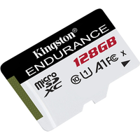 Kingston High Endurance - Flash-Speicherkarte - 128 GB - A1 / UHS-I U1 / Class10 - microSDXC UHS-I