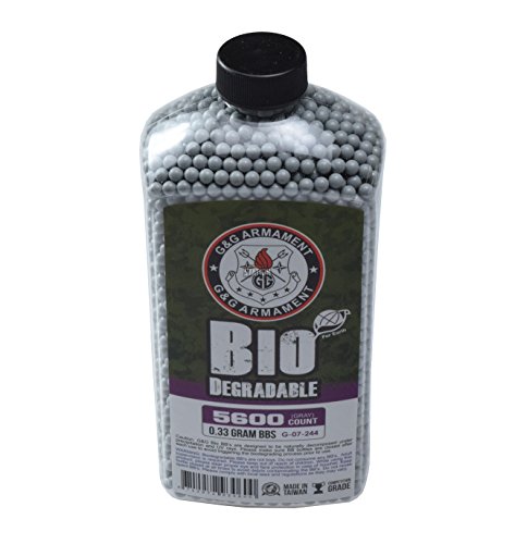 G&G Bio Airsoft BBS 6 mm 0.33 g 5600 Stück grau