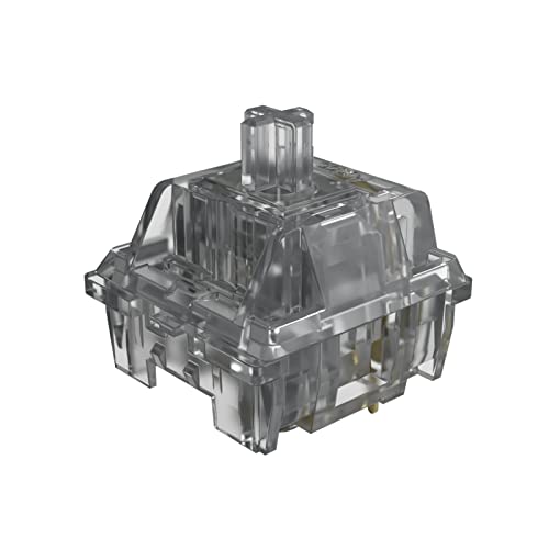 AKKO CS Crystal Sliver Switches, mechanisch, 3-Pin, taktil, MX-Stem, 43g - 45 Stück