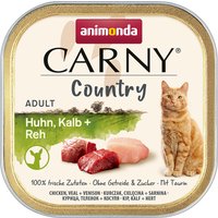 Sparpaket Animonda Carny Country Adult 64 x 100 g - Huhn, Kalb + Reh