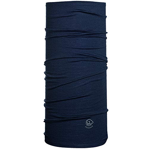 GIESSWEIN Merino Multifunktionstuch Eisenstein - Atmungsaktiver Loop aus 100% Merino Jersey, Unisex Neckwarmer aus Merinowolle, Schlauchschal für Damen & Herren, Mund-Nasen-Schutz