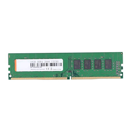 Desktop-Speicher-RAM, Computer-Desktop-Speichermodul-RAM, 16 GB DDR4 2666 MHz 288PIN Green Board-Computerzubehör, kompatibel mit Intel/AMD