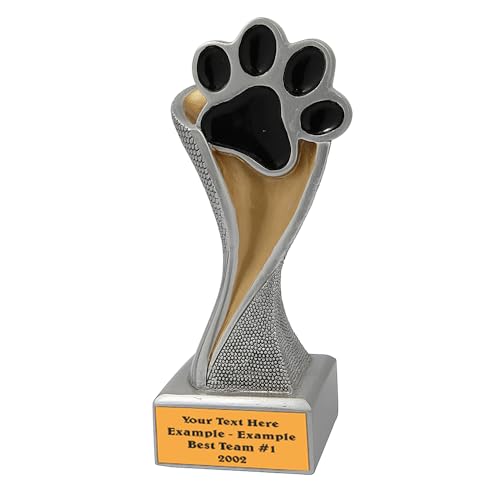 Larius Personalisierbarer Pokal Hunde Trophäe für Wettbewerbe und Hundeliebhaber (mit Wunschtext, M)