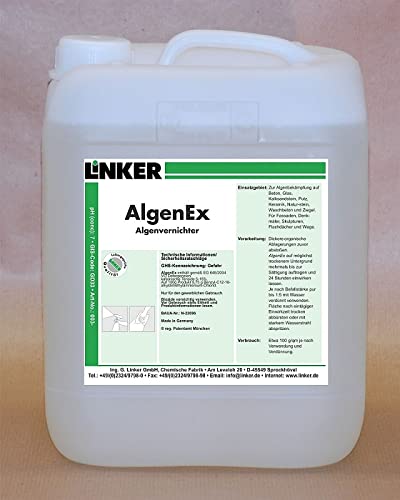 Linker Chemie AlgenEx - Algenvernichter Schimmelvernichter 10,1 Liter Kanister | Reiniger | Hygiene | Reinigungsmittel | Reinigungschemie |