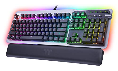 Thermaltake Argent K5 RGB Gaming Keyboard Cherry MX Speed Silver