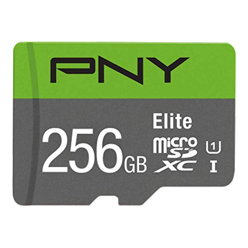 PNY Elite microSDXC card 256GB Class 10 UHS-I U1 100MB/s A1 V10