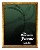 BIRAPA Bilderrahmen Palermo 50x75 cm in Gold aus Massivholz mit Antireflex-Kunstglas