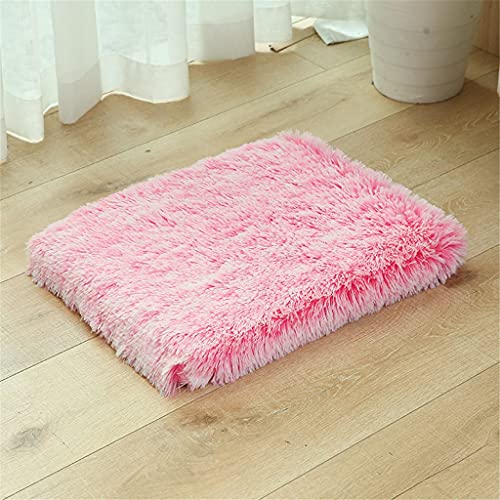 Ultra Plush Foam Dog Bed Rectangular Cat Dog Mats/Removable Cover Pet Mattress Cushion for Small Large Dogs (C XL)