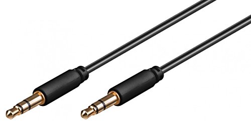 MANAX Audio-Video-Kabel 3,5 mm Stereo-Stecker > 3,5 mm Stereo-Stecker 1,5 m schwarz - 8 Stück