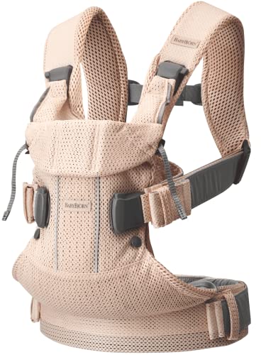 Babybjörn 098001 Babytrage One Air, 3D Mesh, Perlmuttrosa