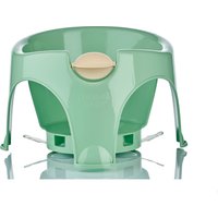 THERMOBABY Aquafun Baby-Badering Aquafun Seladongrün – bequem und verspielt – einfache Installation – Wassermühle – von 7 bis 16 Monaten – hergestellt in Frankreich