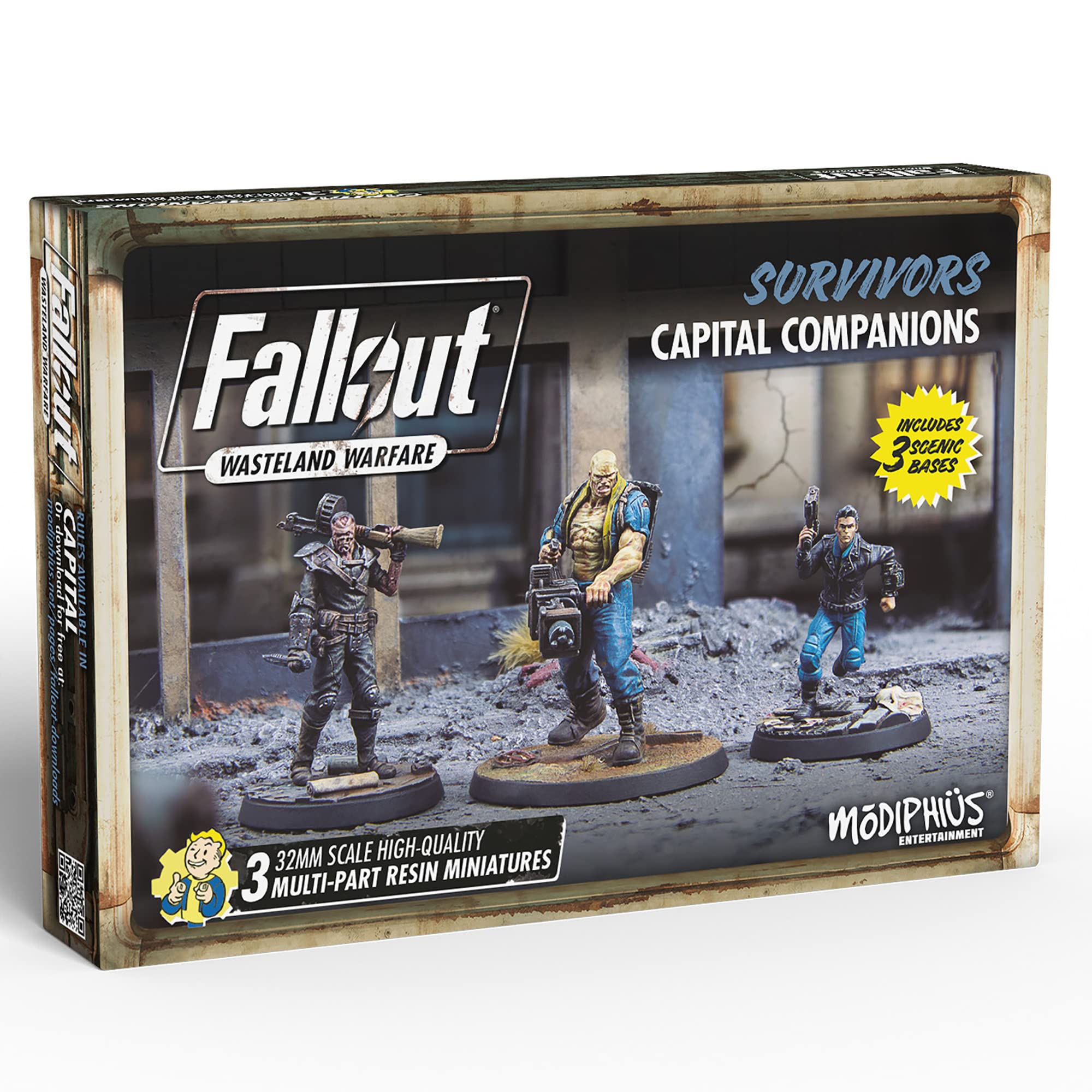 Modiphius Fallout Wasteland Warfare Survivors Capital Companions
