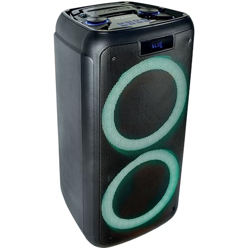 Freesound400 Ibiza Aktiv-Lautsprecher, 400 W, mit Bluetooth, USB, Micro-SD & Fernbedienung