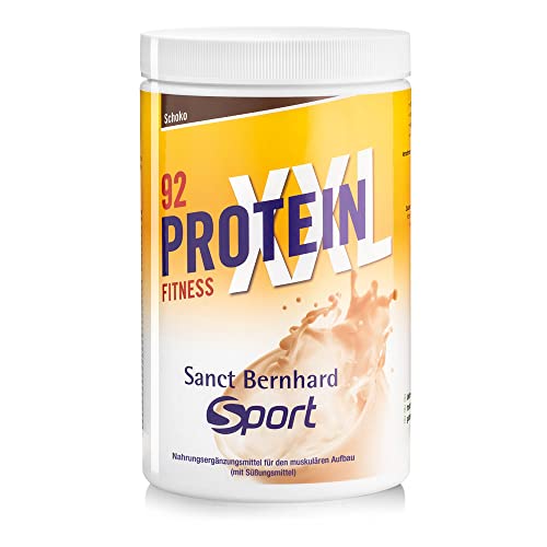 Sanct Bernhard Sport Protein XXL 92 Geschmack: Schoko, laktosefrei, glutenfrei, fruktosefrei, Inhalt 450 g ( ca. 15 Portionen)