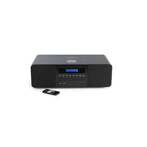 Thomson MIC200IBT Home-Stereoanlage Heim-Audio-Mikrosystem Schwarz 50 W - Home-Stereoanlagen (Heim-Audio-Mikrosystem, Schwarz, 50 W, FM, Digital, Blau)