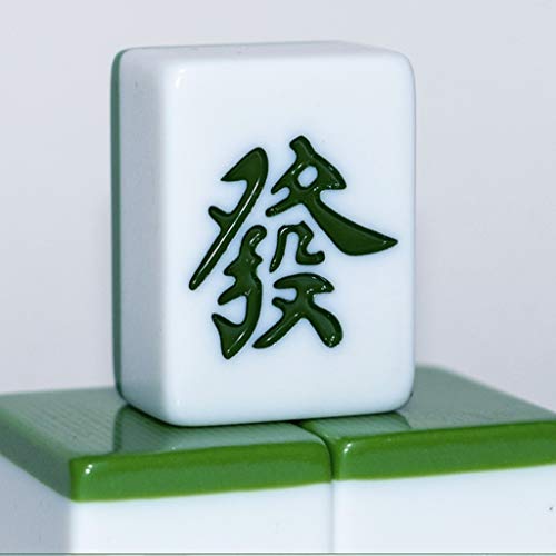 Suuim Mahjong-Set, MahJongg-Fliesen-Set, chinesischer Mahjong, X-Large, 144 nummerierte Melamin-Fliesen, komplette Majong-Spielsets für Reisen, Partys, Familienspiel, chinesisches Mahjo