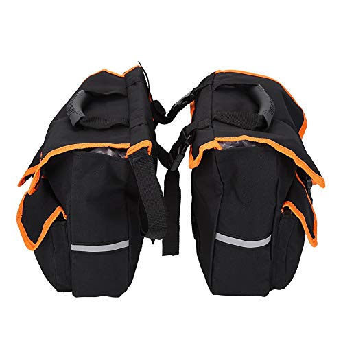 Fahrradgepäckträger Tasche, abnehmbare hintere Satteltasche Gepäckträger-Tasche Multifunktionale Umhängetasche