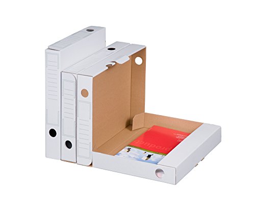Smartbox Pro Archiv-Ablagebox Bianco, 30er Pack, weiß