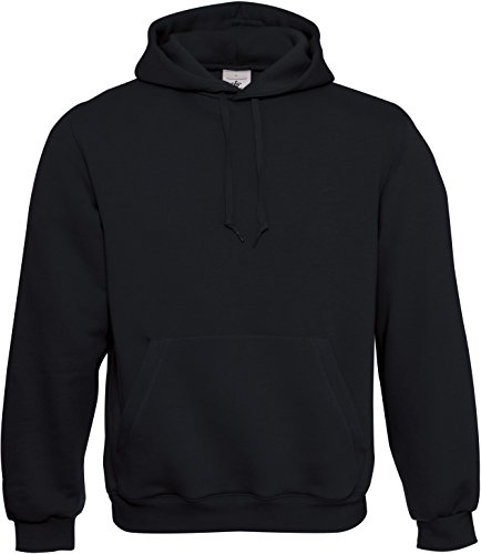 B&C Kapuzen-Sweatshirt 'Hooded' Hooded,Farbe:Black;Größe:L