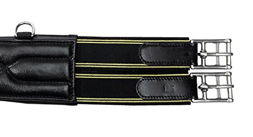 Kavalkade Ledergurt Soft Comfort, Elast, schwarz, 120 cm