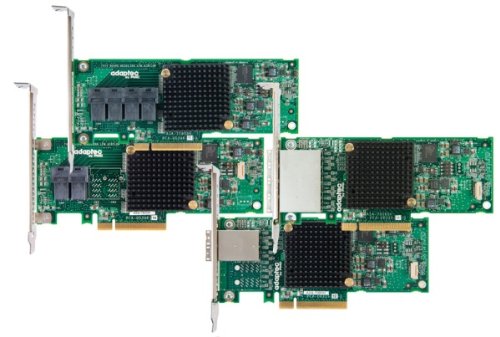 Adaptec 71605H Interne SAS, SATA Karte und Schnittstellenadapter – Karten und Schnittstellenadapter (PCIe, SAS, SATA, 4 x SFF-8643, 6 Gbit/s, PMC PM8018, grün, grau)