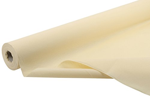Semy Tischtuchrollen Airlaid, weiß, 120 cm, 24 m, 1er Pack (1 x 1 Stück)