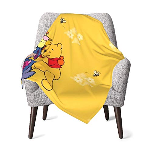 Hdadwy Winnie The Pooh Neugeborene Babydecke Rest Eazzzy Breathable Blanket Geeignet für Unisex, Jungen, Mädchen, Neugeborene, Säuglinge und Kinder Swaddle 30x40 Zoll