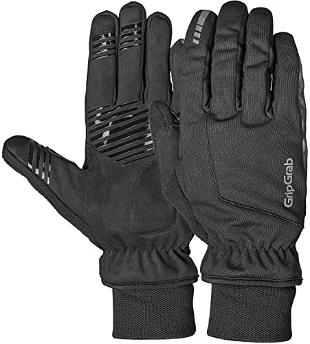 GripGrab Windster 2 Winddichte Winter Fahrradhandschuhe Gepolstert Gefüttert Thermo Touchscreen Radsport Handschuhe