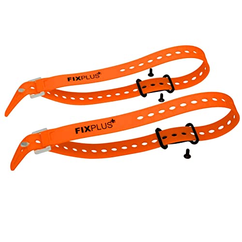 Fixplus Gummizurrband Gear Tightener, 2 STK, 66 x 2,2 cm, Orange, 66FP2