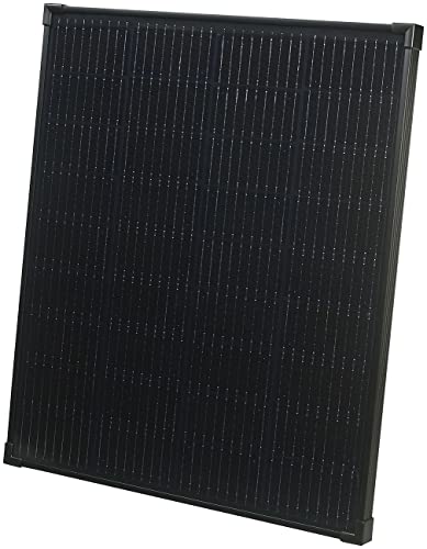 reVolt Solarpanel klein: Mobiles Solarpanel mit monokristallinen Zellen, 110 W, schwarz (Solarmodul klein)