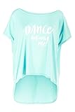 Winshape Damen Ultra leichtes Modal-Shirt MCT017 Defines me, Dance Style, Fitness Freizeit Sport Yoga Workout T, Mint, L