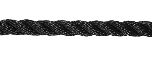 TITAN 10618907 Dreistrang-Tau für Verankerung Durchmesser 16 mm, Länge 11 m, Schwarz