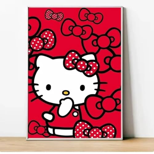 MZlier Puzzlespiele 1000 Stück Niedlich Cartoon Anime K-Kitty Kinder Geschicklichkeitsspiel für die ganze Familie, Home Dekoration Puzzle G1202053A(29.52inX19.68in)