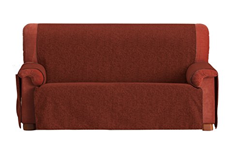 Eysa Dream Nicht elastisch Sofa überwurf 3 sitzer, Chenille, 39-orange, 37 x 6 x 29 cm