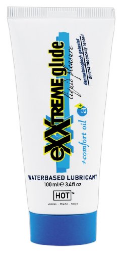 HOT eXXtreme Glide - waterbased lubricant + comfort oil a+, 100 ml