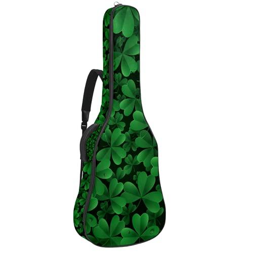 Gitarrentasche Grüner Klee Gig Bag Für Akustische Klassische Elektrische 40 41 Zoll Gitarre Tasche wasserdichte Guitar Bag